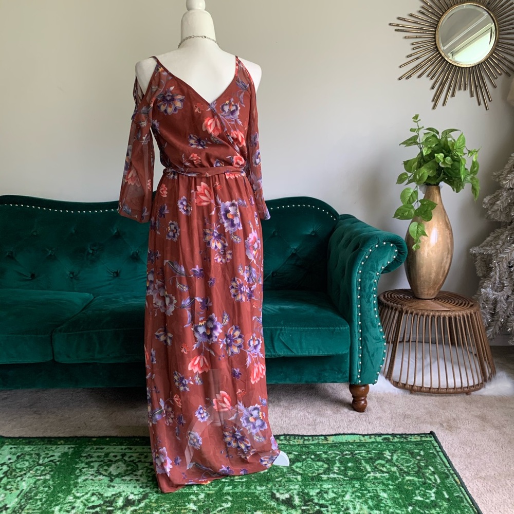 New Bar III Gypsy Floral Boho Dress Size NWT Size Small